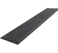 Wiltec Rampe d'accès de seuil - 900 x 150 x 25 mm - pour Fauteuil roulant & Déambulateur - en Caoutchouc solide - avec Surface antidérapante - Ajustable Découpage sur mesure