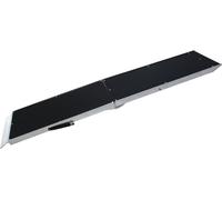 Wiltec Rampe d'accès pour Chien et Animaux - 1850 x 380 x 47 mm - capacité 110 kg - Une Fois Pliable - en Aluminium - avec Surface antidérapante Embarquement Voiture