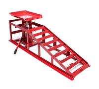 Wiltec Rampe de levage et jack hydraulique - 1140 x 255 x 290 mm - capacité de charge 2000 kg - réglable en hauteur - pour pneus à 2