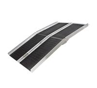Rampe pour fauteuil roulant Rampe de chargement 2x Pliable Alu Surface antidérapante 305 cm 270kg