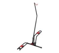 WilTec Range-vélo vertical de sol autoporteur - 53 x 11 x 120 cm - Support de rangement pour vélo - en Acier - avec pieds antidérapants - pour vélos 24-29"