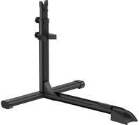 Wiltec Range-vélo pour 1 bicyclette – 68,8 x 56 x 49,3-81,1 cm – Capacité 25 kg – en Acier – Rack à vélo autoportant, Support rangement
