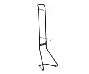 WilTec Range-vélo pour 2 bicyclettes - 66,6 x 55,9 x 219 cm - Capacité 39,9 kg - en Acier - Rack à vélo autoportant, Support Rangement