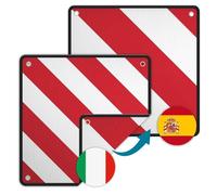 2in1 Panneau signalisation arrière port-vélo camping-cars homologué Italie et Espagne - 30165