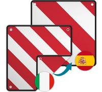 2in1 Panneau signalisation arrière port-vélo camping-cars homologué Italie et Espagne - 30165