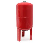 Wiltec Réservoir pression à vessie - 50 Litres - en Acier - Version verticale - Surpresseur pour la surpression eau domestique - Rés