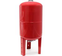 Wiltec Réservoir pression à vessie – 50 Litres – en Acier – Version verticale – Surpresseur pour la surpression eau domestique – Réservoir Cuve suppresseur pour pompe
