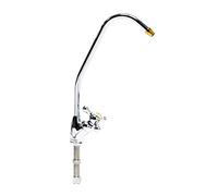 Wiltec Robinet d'eau pour évier - 130 x 34 x 290 mm - raccord 6,35 mm / 1/4" - 300 l/h - « Impérial » I D-02 - Chromé - pour Système Osmose Inverse (RO) Filtration Osmoseur