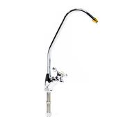 Wiltec Robinet d'eau pour évier - 130 x 34 x 290 mm - raccord 6 35 mm / 1/4"" - 300 l/h - « Impérial » I D-02 - Chromé - pour Système