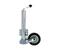 WilTec Roue Jockey de remorque Automatique - 875 x 200 x 65 mm - Ø 200 x 60,5 mm - Capacité Max. 453 kg - Hauteur de Levage 275 mm - pour Remorque Roue Avant Pliable