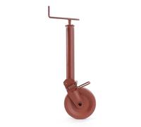 Wiltec Roue jockey de remorque semi-automatique - Capacité de charge max. 1000 kg - avec Roue en acier Q235 - pour Tracteurs, Agriculture, Sylviculture