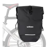 WilTec Sacoche étanche pour Porte-Bagages - capacité de 25 L - 56,5 x 30 x 15 cm - en PVC 500D - pour vélos et vélos électriques - Sac de Bicyclette - Cyclisme, Courses, Excursions