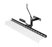 Wiltec Scarificateur tracté - 1200 x 575 x 670 mm - Largeur de travail 120 cm - pour Tracteur-tondeuse autoportée ATV - Démousseur É