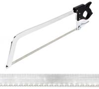 Wiltec Scie Boucher professionnelle XL – 600 x 26 x 160 mm – Lame de 43 cm – avec Poignée antidérapante en PVC – Outil de Cuisine Gastronomie Charcutier manuel – pour Viande et gros Os