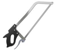 Wiltec Scie Boucher professionnelle XL - 600 x 26 x 160 mm - Lame de 43 cm - avec Poignée antidérapante en PVC - Outil de Cuisine Gastronomie Charcutier manuel - pour Viande et gros Os