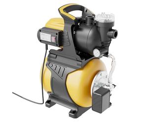 Wiltec Station d’eau domestique 1000 W - Débit max 3500 l/h - Refoulement H 44 m, P 8 m - 2850 tr/min - réservoir en fer de 19 L - Arrosage, irrigation, jardinage
