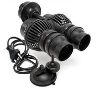 WilTec SunSun JVP-201AB Pompe de Brassage Double Wavemaker, 6000 l/h 12 W, Fixation par Aimant, pour Aquarium, Eau de mer, Eau Douce, Eau saumâtre, Pompe de Circulation