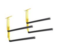 WilTec Support de Plafond pour Planches Surf, Kayaks, Canoes, Snowboards, Sup - 315 x 100 x 870 mm - Charge Max. 45 kg - matériel de Montage Fixation Suspension Stockage Rangement