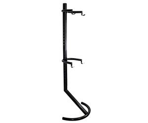 Wiltec Support mural pour 2 vélos, 2000 x 750 x 540 mm, 90 kg max., Système d’accrochage avec 2 bras d’appui réglables, Range vélo, Accroche bicyclette peu encombrant
