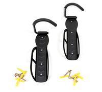 Wiltec Support mural pour 2 vélos de 30 kg, 120 x 100 x 265 mm, crochets muraux, Rangement peu encombrant, Rack vélo bicyclette