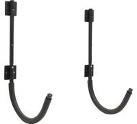 Wiltec Support mural pour Kayak Canoe - 380 x 31 x 640 mm - en Acier - avec Poignées en mousse - Matériel et crochets Dispositif de fixation Stockage Rangement Planche Surf SUP