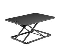 WilTec Support PC Assis Debout 67x47cm Réglable Hauteur Ergonomique Ordinateur Portable Écran Bureau Poste de Travail Flexible