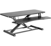 Wiltec Support PC Assis Debout 95x40cm Réglable Hauteur ergonomique Ordinateur portable Écran Bureau Poste de travail flexible