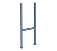 Wiltec Support pour boîte à colis Anthracite Pied boite postale avec 2 montants