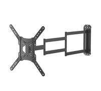 Wiltec Support TV 23" -65", Porte téléviseur Mural TV pivotant jusqu'à 35 kg, Porte-TV Peu encombrant