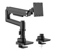 Wiltec Support TV pour Écran incurvé 17"-49" - Fixation sur Bureau orientable +50°-20° et inclinable +90°-90° - capacité de Charge Max. 20 kg - Support télé
