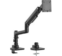 Wiltec Support TV pour Écran incurvé 17"-49" – Fixation sur bureau orientable +50°--20° et inclinable +90°--90° – capacité de charge max. 20 kg – Support télé