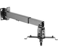 Wiltec Support universel pour vidéo-projecteur 20kg Fixation au Plafond, au Mur 43-65cm Bras pivotant Fixation Écran videoprojecteur