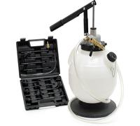 Wiltec Système Remplissage d’huile Boite de vitesses 7L Pompe manuelle 15 Adaptateurs inclus ATF Vidange