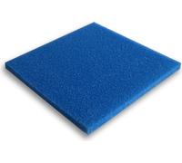 Wiltec Tapis japonais filtrant - 50 x 50 x 3 cm / 10 ppi - grossier - Filtre de Bassin et d'Aquarium pour Filtration Eau HMF - couleur Bleue