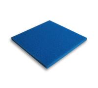 Wiltec Tapis japonais filtrant - 50 x 50 x 3 cm / 20 ppi - moyen - Filtre de Bassin et d'Aquarium pour Filtration Eau HMF - couleur Bleue