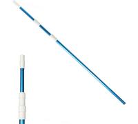 Wiltec Tige télescopique – 3600 x 540 x 530 mm – Raccord 28-30 mm / Réglable 120-360 cm – pour Tête de brosse de nettoyage de piscine et Aspiration Pool Bassin