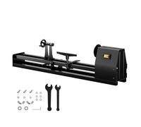 Wiltec Tour à bois d‘établi 350W Réglable Porte-outil Usinage de Bois