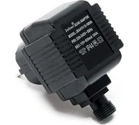 Wiltec Transformateur 230 V en 12 V – 90 x 85 x 58 mm – 830 mA 10 VA AC/AC – IP 44 – Adapteur de Réseau Jebao avec Raccord vissé, 2 pôles – source de courant pour Éclairage Pompes Bassins