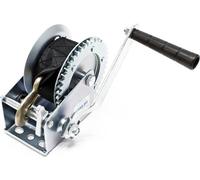 Wiltec Treuil à câble manuel de halage - en Acier galvanisé - Charge max. 550 kg - câble 7 m - Rapport de transmision 4,1:1 - avec Manivelle - pour Bateau Auto