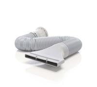 Wiltec Tuyau raccord clim 0,7-1,7 m, Ø 116 mm, pour Système d’extraction d’air Système d’évacuation, Climatisation Climatiseur