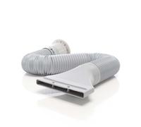 Wiltec Tuyau raccord clim 0,7-1,7 m, Ø 116 mm, pour Système d’extraction d’air Système d’évacuation, Climatisation Climatiseur
