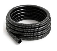 Wiltec Tuyau spiralé de refoulement aspiration - 5 m - Noir Flexible -