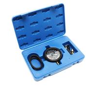 Wiltec Vacuomètre Pompe à dépression - 10 PSI max. / 28 ""HG max. - avec Manomètre 3 1/2"" - pour Contrôle Étanchéité Essence Carburan
