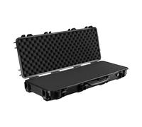 WilTec Valise Armes Noire 119x53x21 cm Malette Rigide Mousse Protectrice IP67 Arc & Fusil Transport Étui Carabine Chasse Tir Sport Rangement Transport Sécurisée Extérieure Sport & Loisirs
