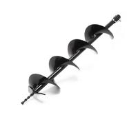 Wiltec Vis sans fin de remplacement - Ø 100 mm, longueur 775 mm - en Fonte - pour Perceuse de sol, Tarière thermique creuse - Forage