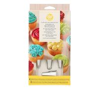 WILTON 0262054 Outils de Base pour Décoration de Cupcakes Plastique 22,68 x 11,63 x 3,23 cm Set de 12