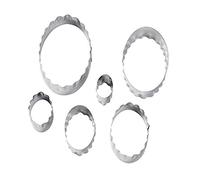 WILTON 0262056 Coupoir Ovale Métal 2,54 x 13,97 x 9,53 cm Set de 6