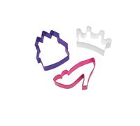 Wilton 2308-0915 Cookie Cutter thème défini 3 pièces-Princesse