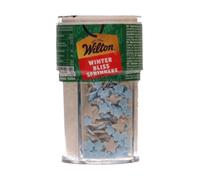Wilton 4-in-1 Sprinkle Mix Winter Bliss - Bleu, Blanc & Argenté Décorations Sucre Hivernales pour Gâteaux, Cupcakes & Biscuits, 4 Variétés en Un Contenant Twist-Top - 105g