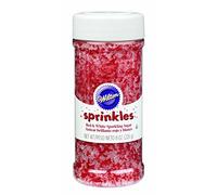 Wilton 710-987 Sugar Sprinkles 8oz-Red & White